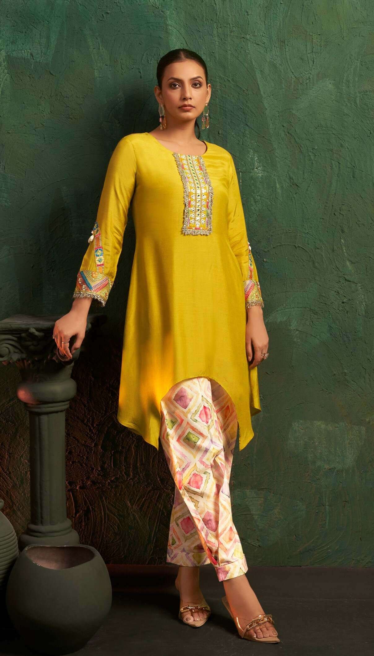 Chic muslin and santoon co-ord set