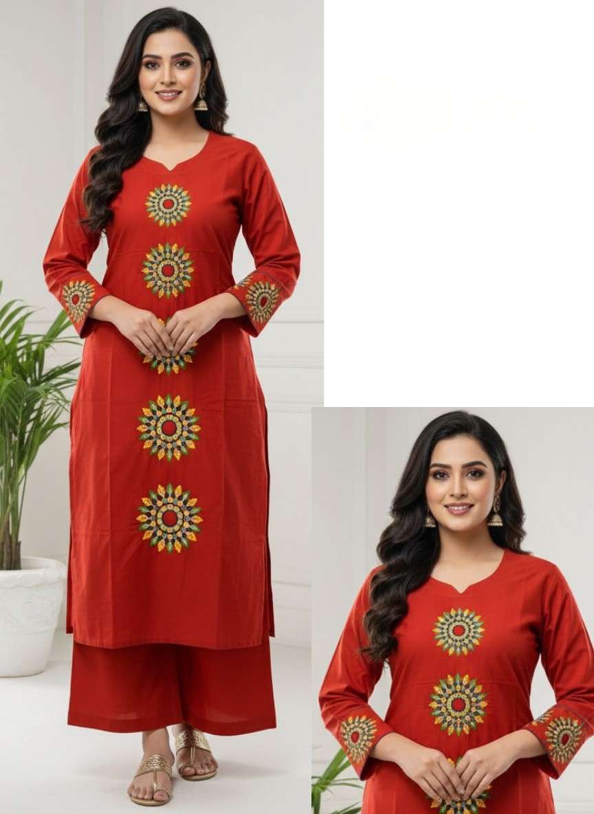 Dhabu cotton co-ord set