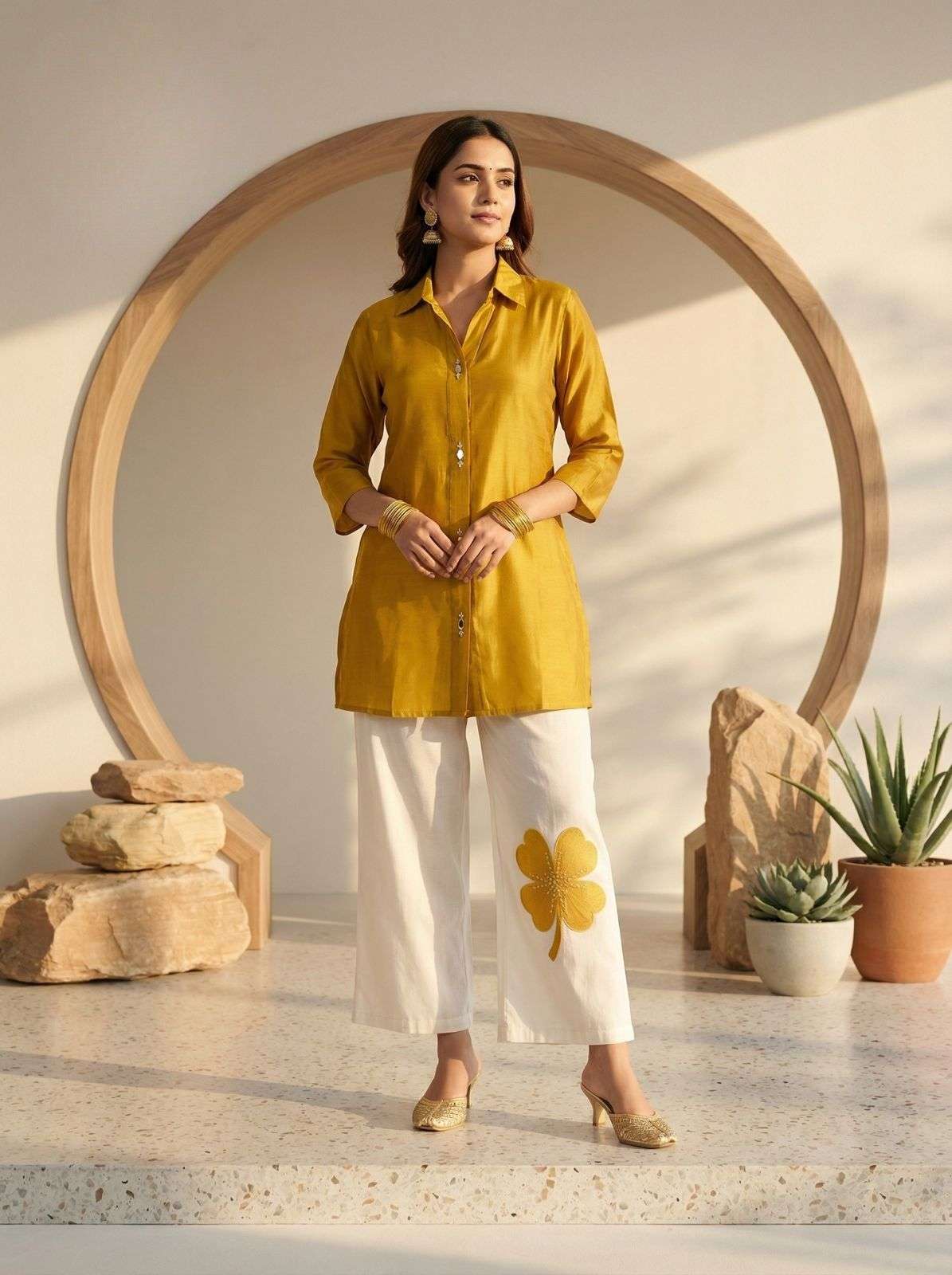 Roman silk co-ord set