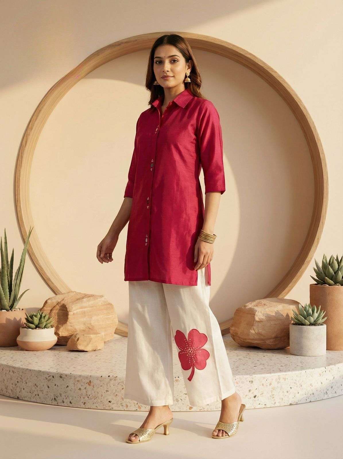 Roman silk co-ord set
